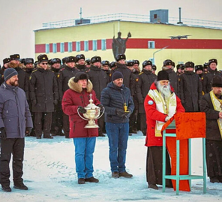 На Новой Земле заложен храм в честь преподобного Серафима Саровского