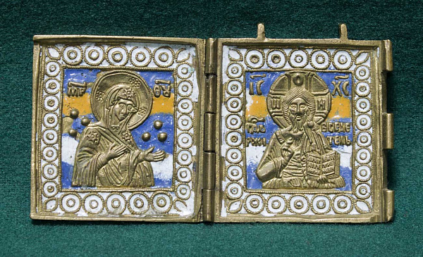 Деисус, две створки складня