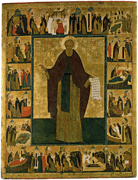 Преподобный Кирилл Белозерский, с житием  