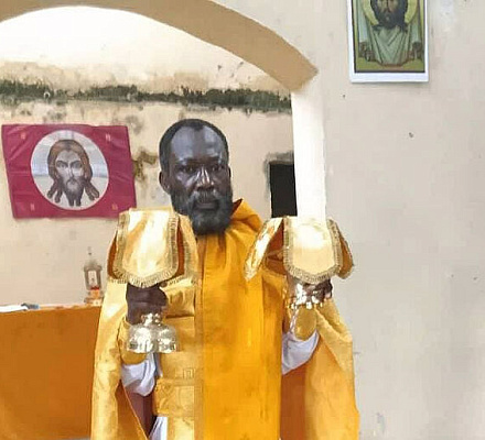 Впервые совершена Литургия на новообразованном приходе сщм. Игнатия Богоносца в Нигерии