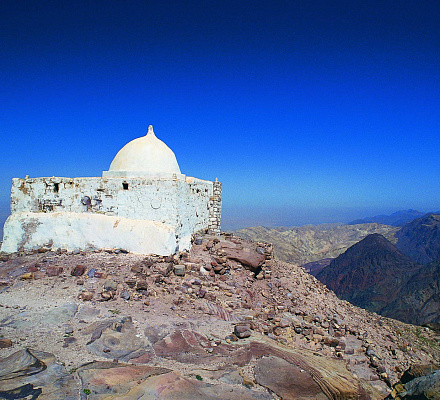 Grab von Aaron auf dem Berg Jabal Harun