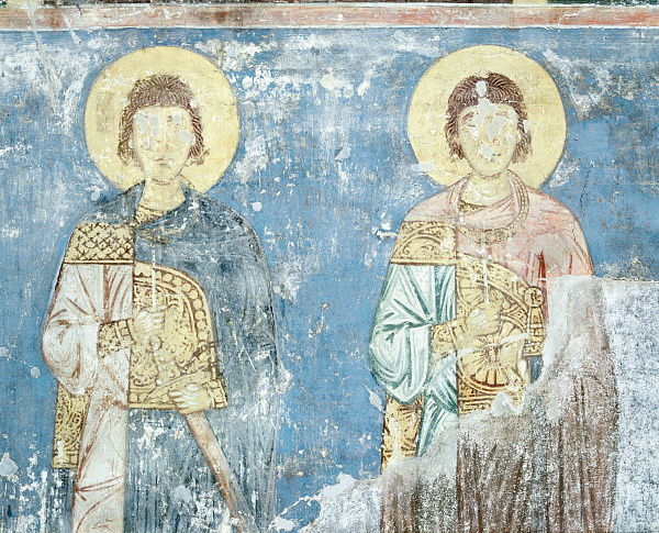 Мученики Сергий и Вакх (фреска)