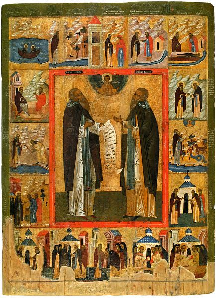 Прпдб. Савватий и Зосима Соловецкие, с житием (Ярославская)  : 