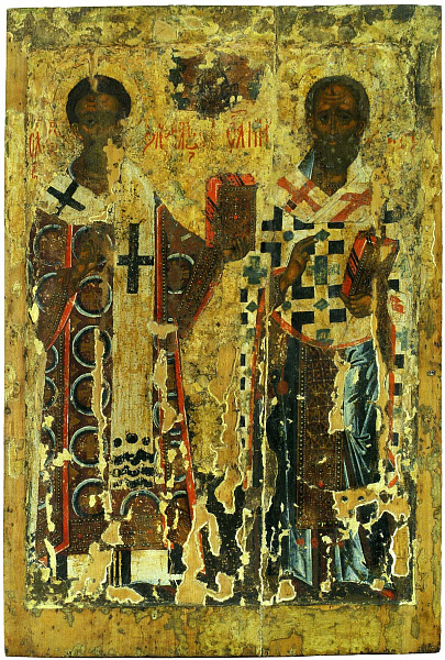 Святители Николай Чудотворец и Иоанн Златоуст 