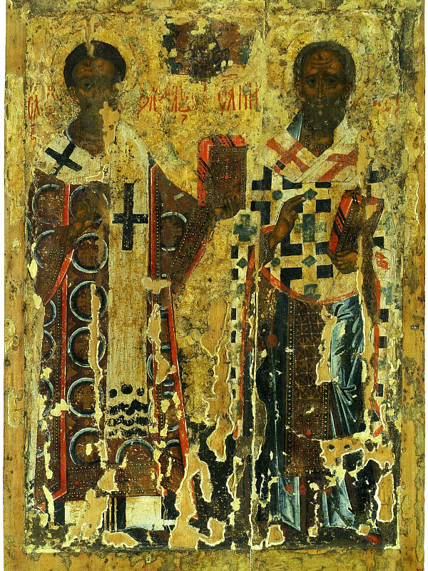 Святители Николай Чудотворец и Иоанн Златоуст 