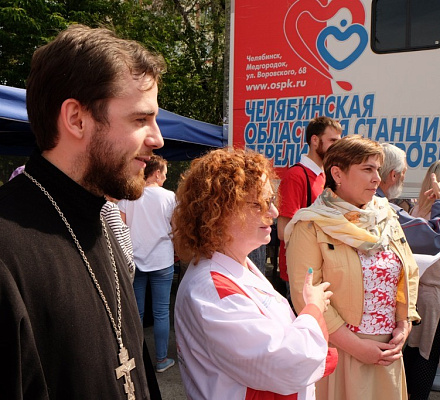 Der orthodoxe Spendertag wird in Tscheljabinsk gefeiert