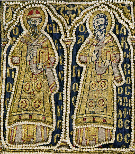 Апостол Иаков, брат Господень (шитье, деталь большого саккоса)