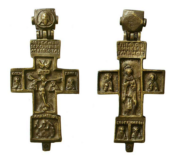 Св. Стефан Первомученик (крест-энколпион) 