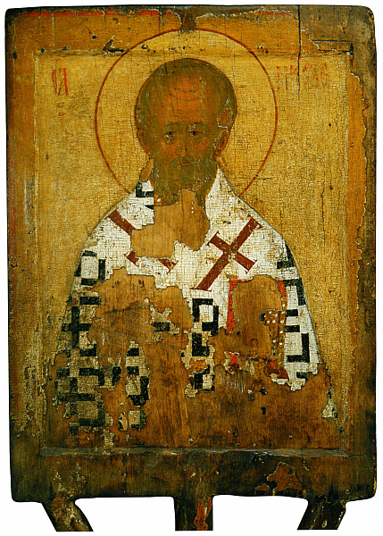 Никола поясной (Двусторонняя выносная икона)  