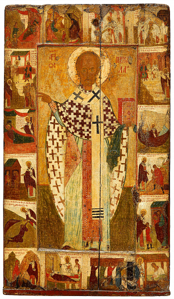 Никола Зарайский с житием (Ростовская) 