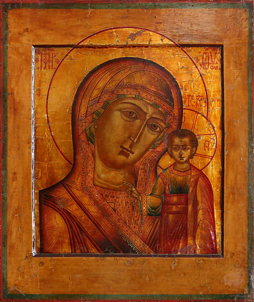 Казанская икона Богоматери, в окладе (Невьянская) 