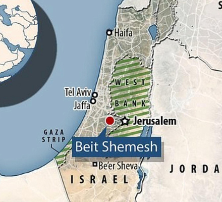 Überreste eines Tempels in Beit Shemesh, der die Bundeslade hätte enthalten können