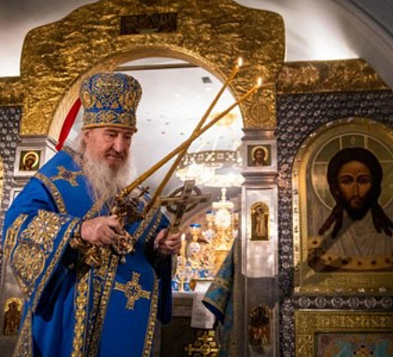 In der restaurierten Kathedrale der Ikone der Muttergottes 'Kasan' wurde ein Höhlentempel geweiht