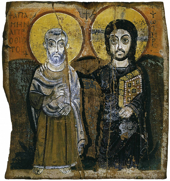 Великомученик Мина Котуанский и Господь Иисус Христос