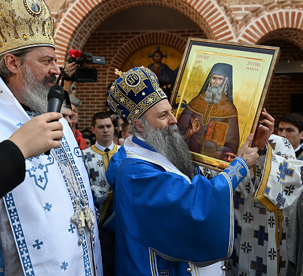 Патриарх Порфирий: Из Челлии текут реки благой вести о спасении
