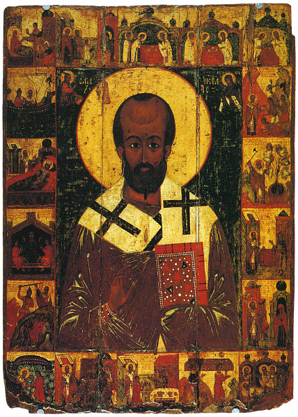 Св. Николай Чудотворец, с житием (Вологодская)  