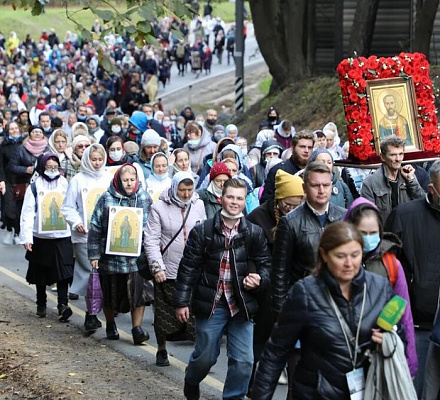 IX Elisabeth Prozession fand in der Region Moskau statt