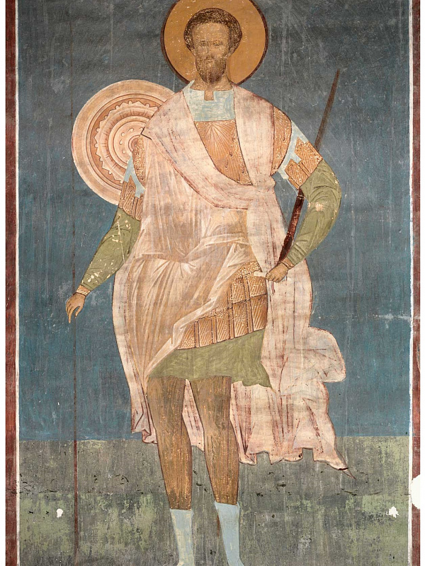 Великомученик Феодор Тирон. Фреска Дионисия