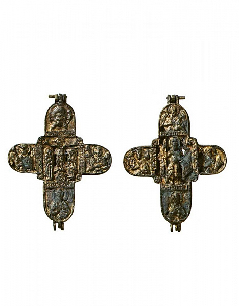 Святой Феодор Стратилат (крест-энколпион)  