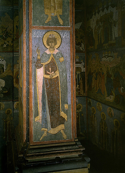 Благоверный князь Мстислав (Георгий) Храбрый, фреска 