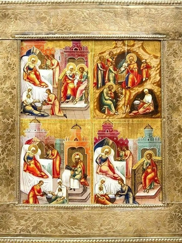 Доброчадие (икона в окладе)