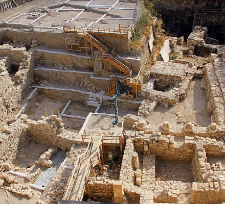 Ruinen des königlichen Palastes in Jerusalem gefunden