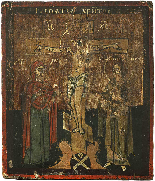 Распятие Христово, с предстоящими (Сузун)