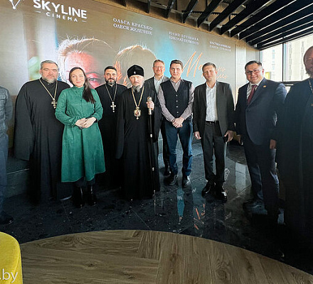 Генеральный директор телеканала «Спас» Борис Корчевников представил в Минске художественно-документальный фильм «Мамино письмо»