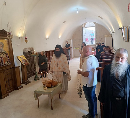 ПРАЗДНИК СВЯТОГО ВЕЛИКОМУЧЕНИКА ПРОКОПИЯ В ПАТРИАРХАТЕ