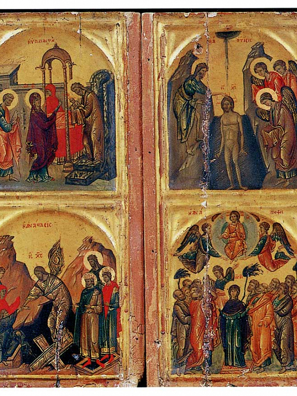 Праздники (шестистворчатый складень)