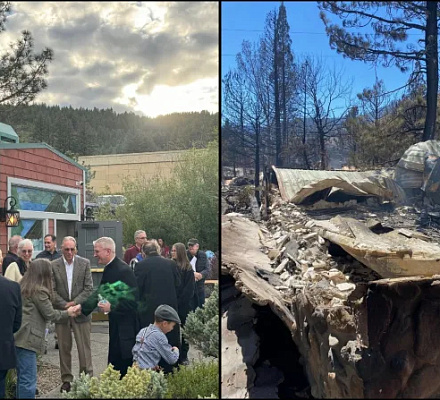 Приход латинской мессы в Неваде уничтожен лесным пожаром