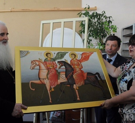 Eine Ikone für das alte Kloster in Maalula wurde in Kursk neu gemalt