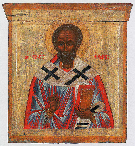 Святитель Николай Чудотворец, двусторонняя икона  