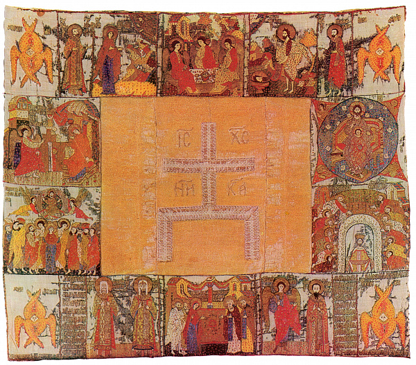 Праздники и святые (пелена)