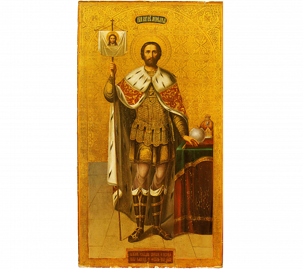 Благоверный князь Александр Невский, пошехонская икона