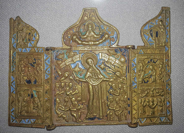 Богоматерь «Всех скорбящих радость» (складень)