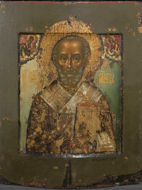 Святитель Николай Чудотворец, с Никейским чудом  