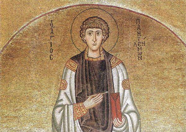 Пантелеимон Целитель, мозаика  