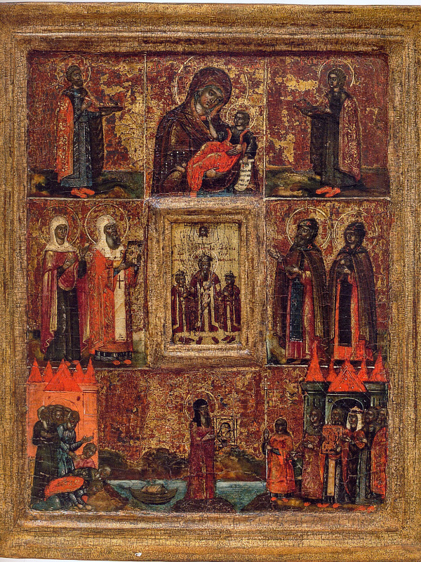 Богоматерь Муромская с избранными святыми