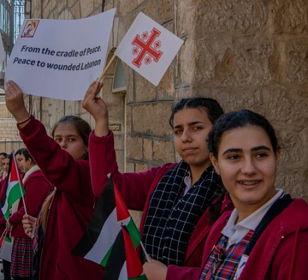 ФОТОГРАФИИ: Христиане Святой Земли начинают очередной Адвент в разгар войны