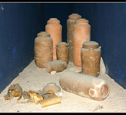 Die alte Salzmischung bewahrt die 2000 Jahre alte Tempelrolle auf atemberaubende Weise