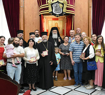 ГРУППА РУССКОЯЗЫЧНЫХ ВЕРУЮЩИХ ИЗ СЕВЕРНОГО ИЗРАИЛЯ ПОСЕТИЛА ПАТРИАРХАТ