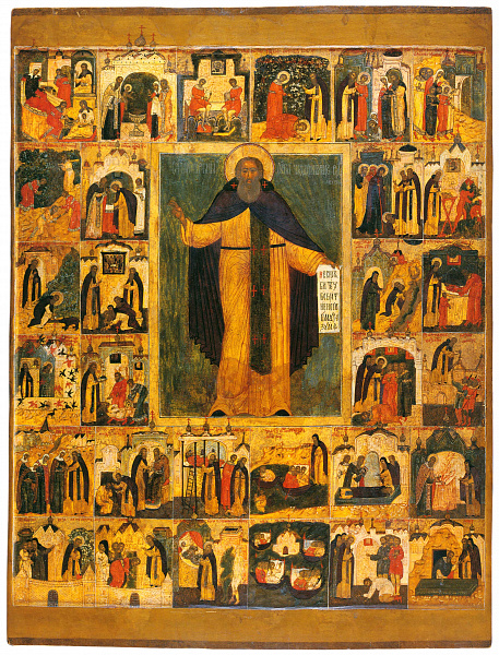 Прпдб. Сергий Радонежский, с житием в 30 клеймах  