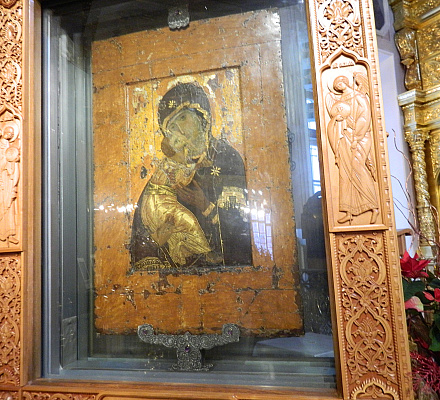 Ikone der heiligsten Theotokos 'Vladimirskaya'