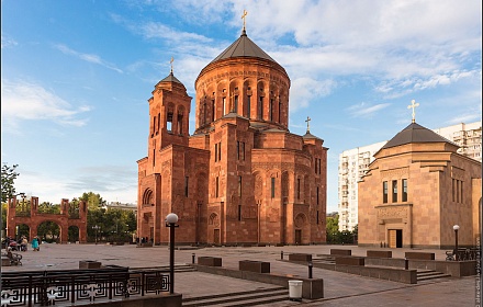 Domkirche und Residenz des Patriarchalischen Exarchen in Moskau