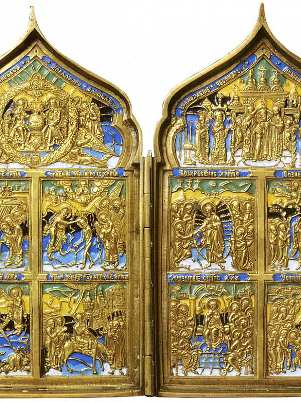 Праздники (литье, четырехстворчатый складень)