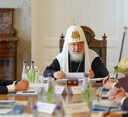 Святейший Патриарх Кирилл поблагодарил Президента России Владимира Путина за поддержку в деле возрождения Соловецкой обители