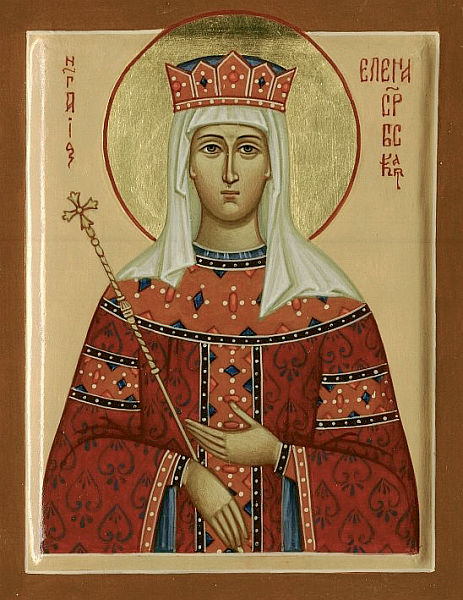Елена Сербская, королева
