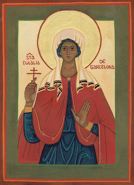 Евлалия Барселонская, дева