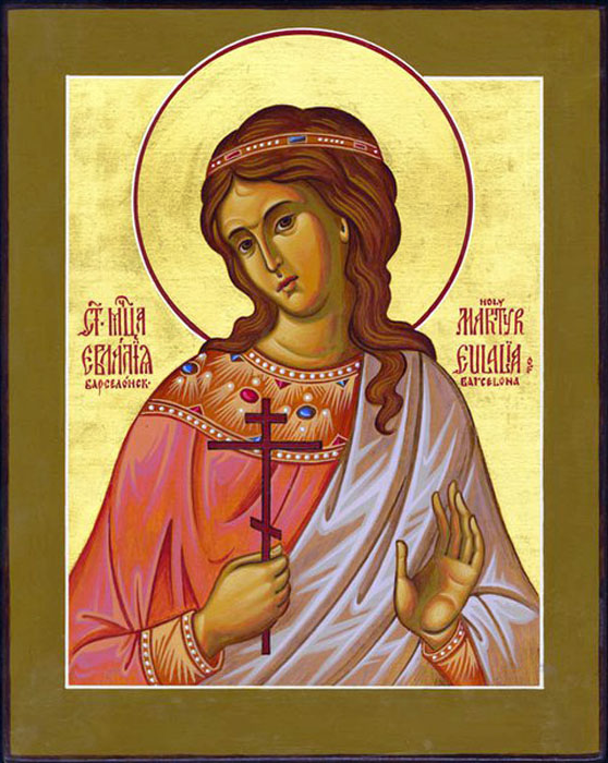 Евлалия Барселонская, дева